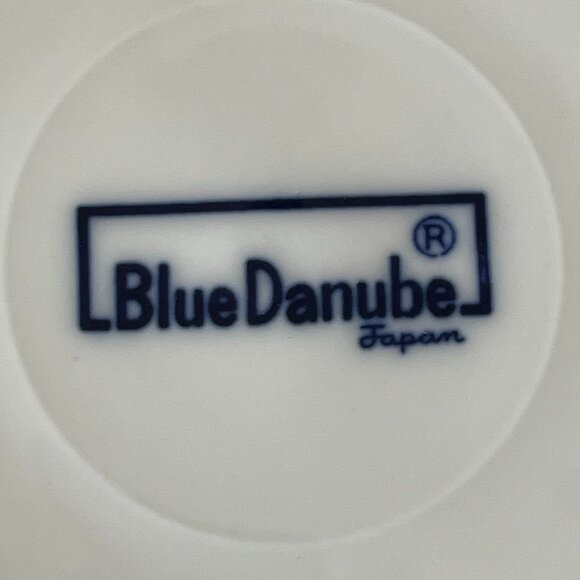 Set of 4 Blue Danube Tea Cups and Saucers Porcelain Onion Pattern Vintage Japan - Picture 6 of 9